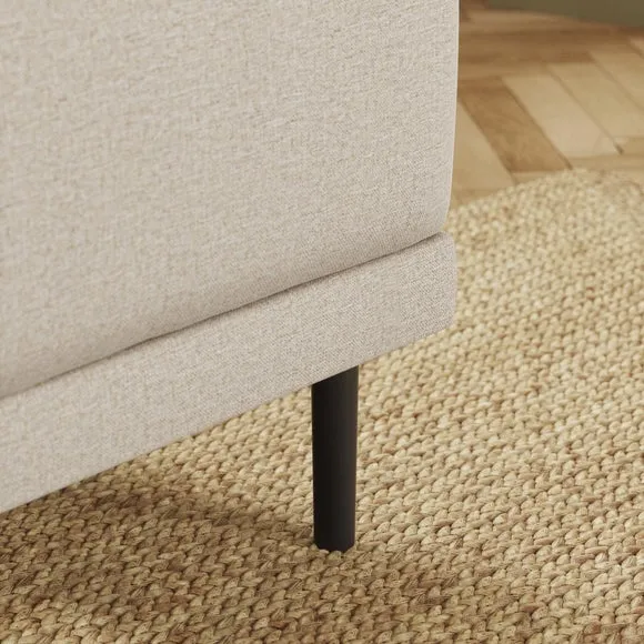 Mae Small Dining Bench, Textured Weave 5