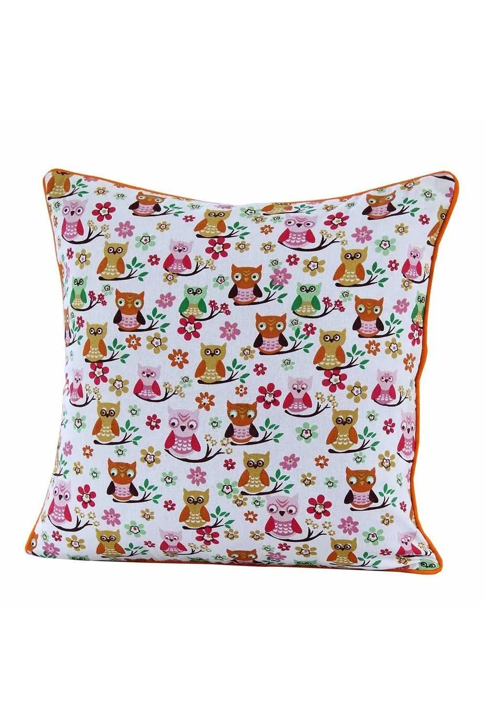 Homescapes Cotton Owls Cushion Cover