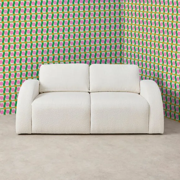 Yinka IIori Half Moon Boucle 2 Seater Sofa