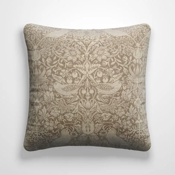William Morris At Home Strawberry Thief Woven Made to Order Cushion Cover 2