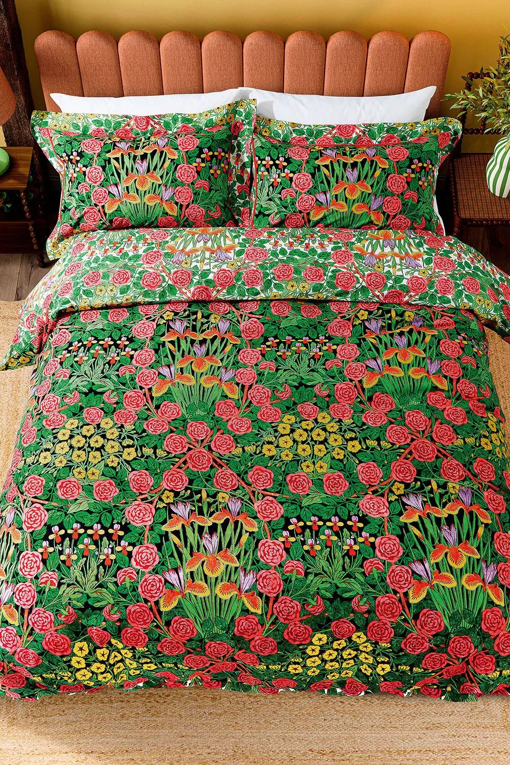 Morris & Co 'Campanula' Cotton Duvet Cover Set 2