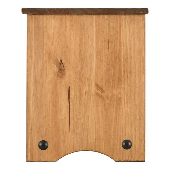 Corona Dressing Table Stool, Wood 4