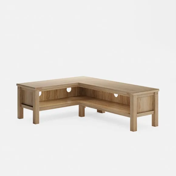 Olney Open Corner TV Unit for TVs up to 55" 5