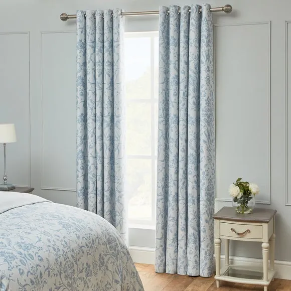 Dorma Remington Blackout Eyelet Curtains 2