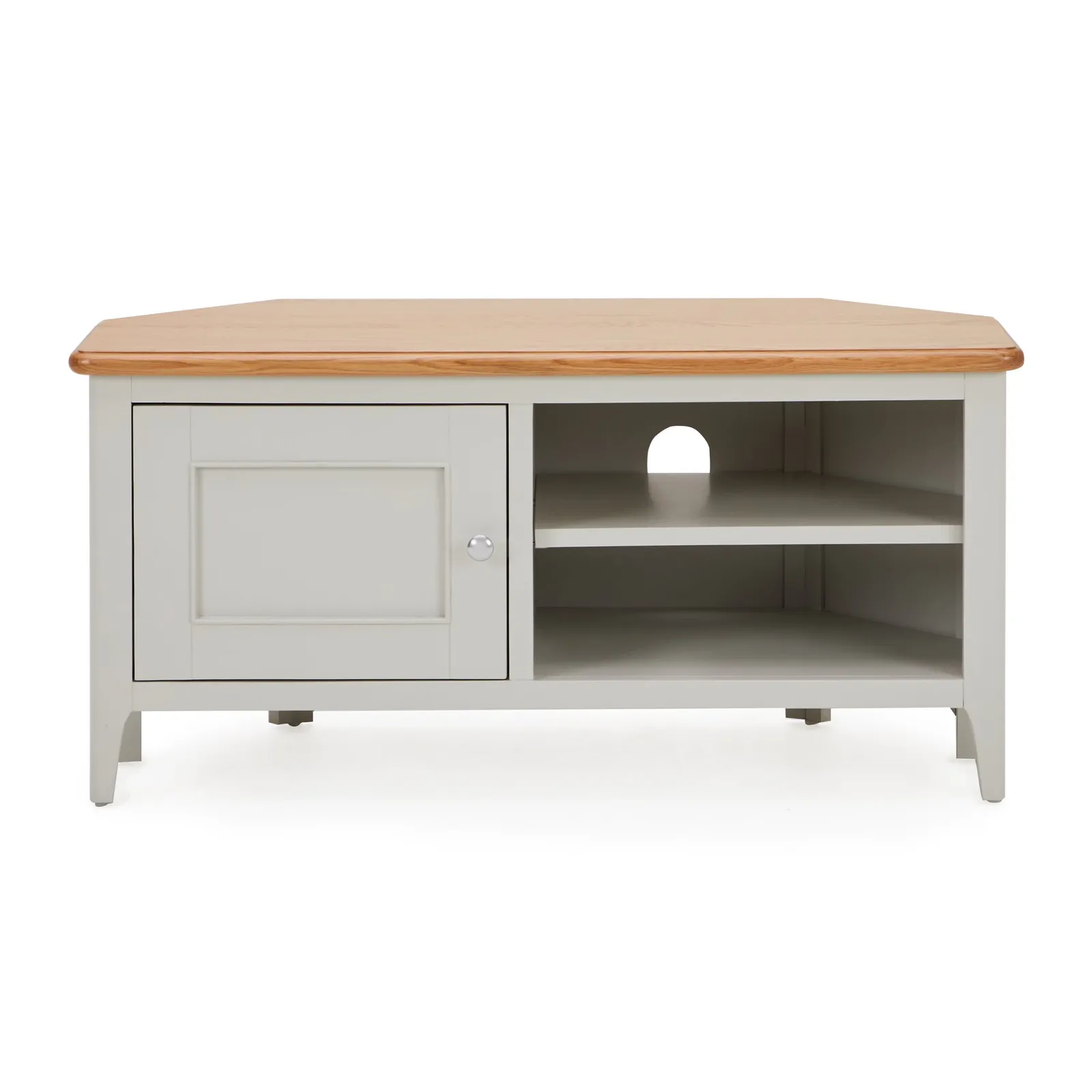 Freya Corner TV Stand Grey