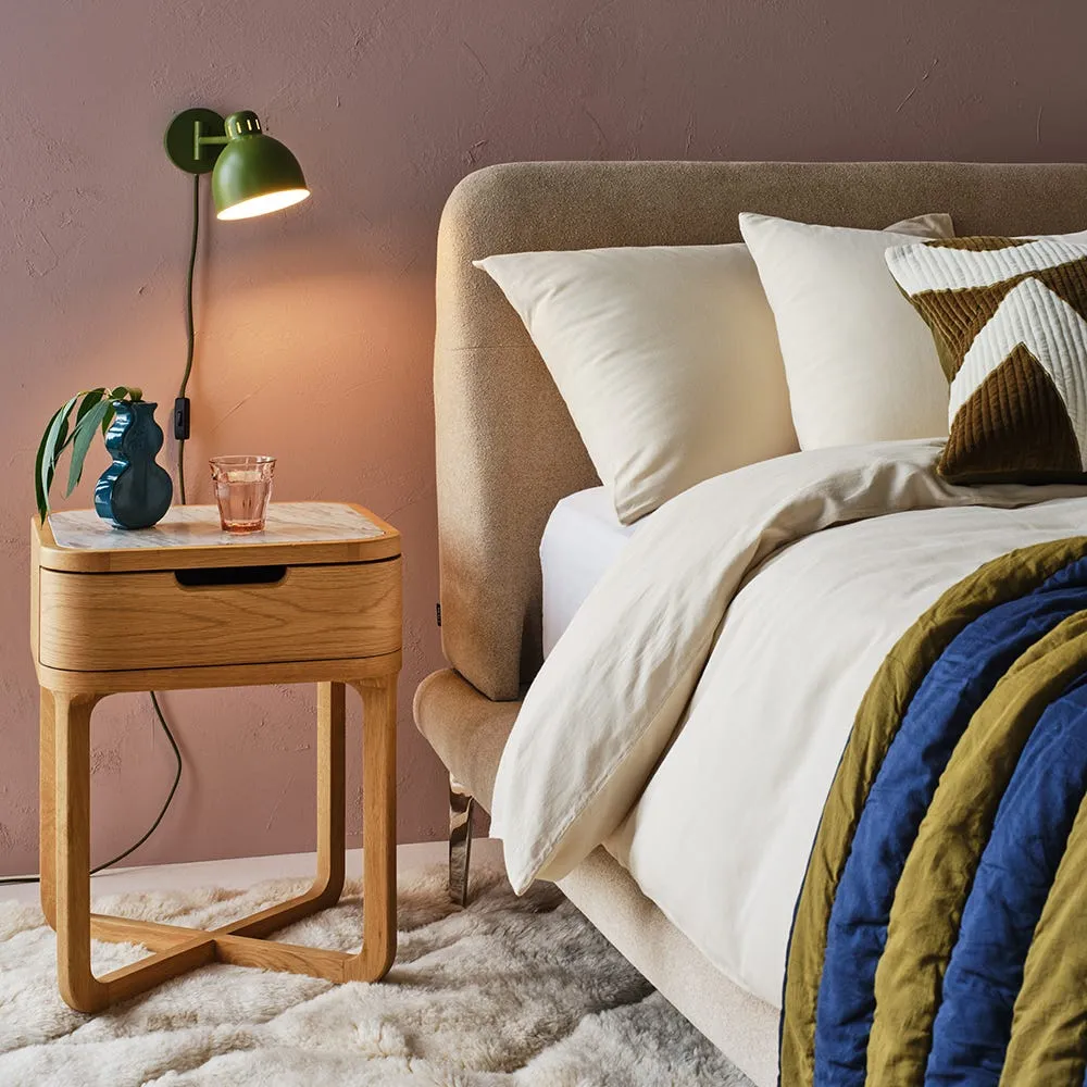 Heal's Anais Bedside Table Oak 4