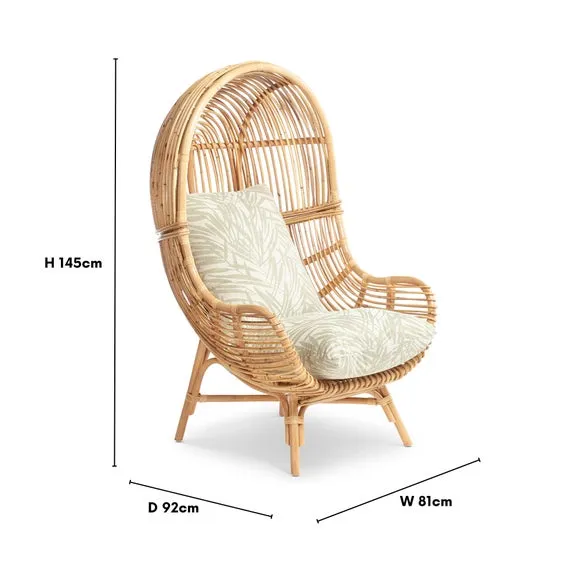 Desser Loft Tropical Rattan Chair 6