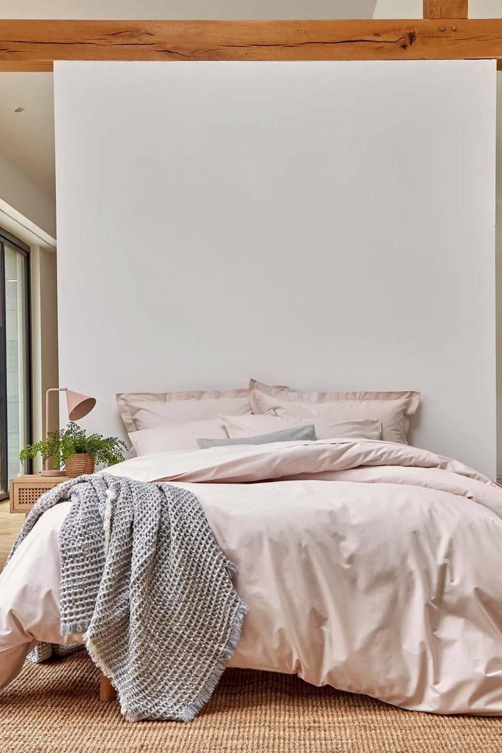 CHRISTY Pure Cotton Percale Duvet Cover Sets in Pink 1