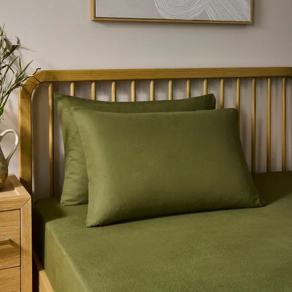 Simply Brushed Cotton Standard Pillowcase Pair 1