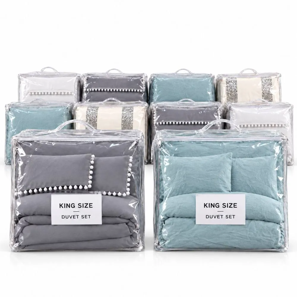 Smart Living 2 Pack Premium Duvet Cover Sets - Assorted Signature Collection 1