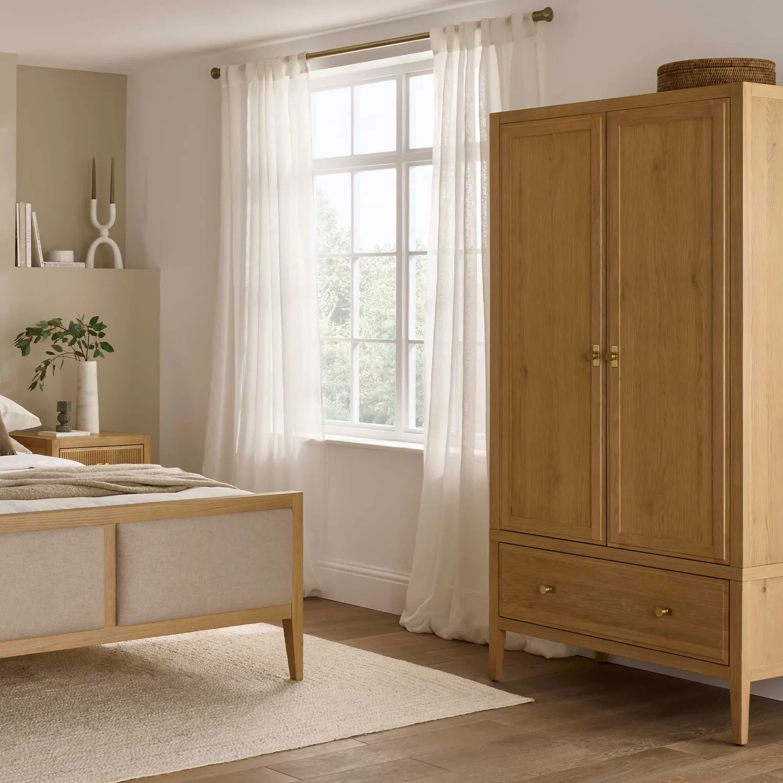 Chevilly 1 Drawer Wardrobe | Barker & Stonehouse 2