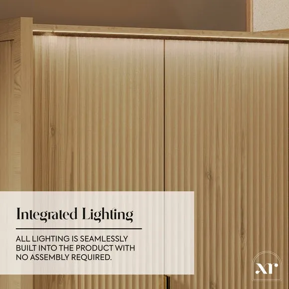 XR Living Dakota 2 Door Wardrobe with App Controlled LED Lights 3