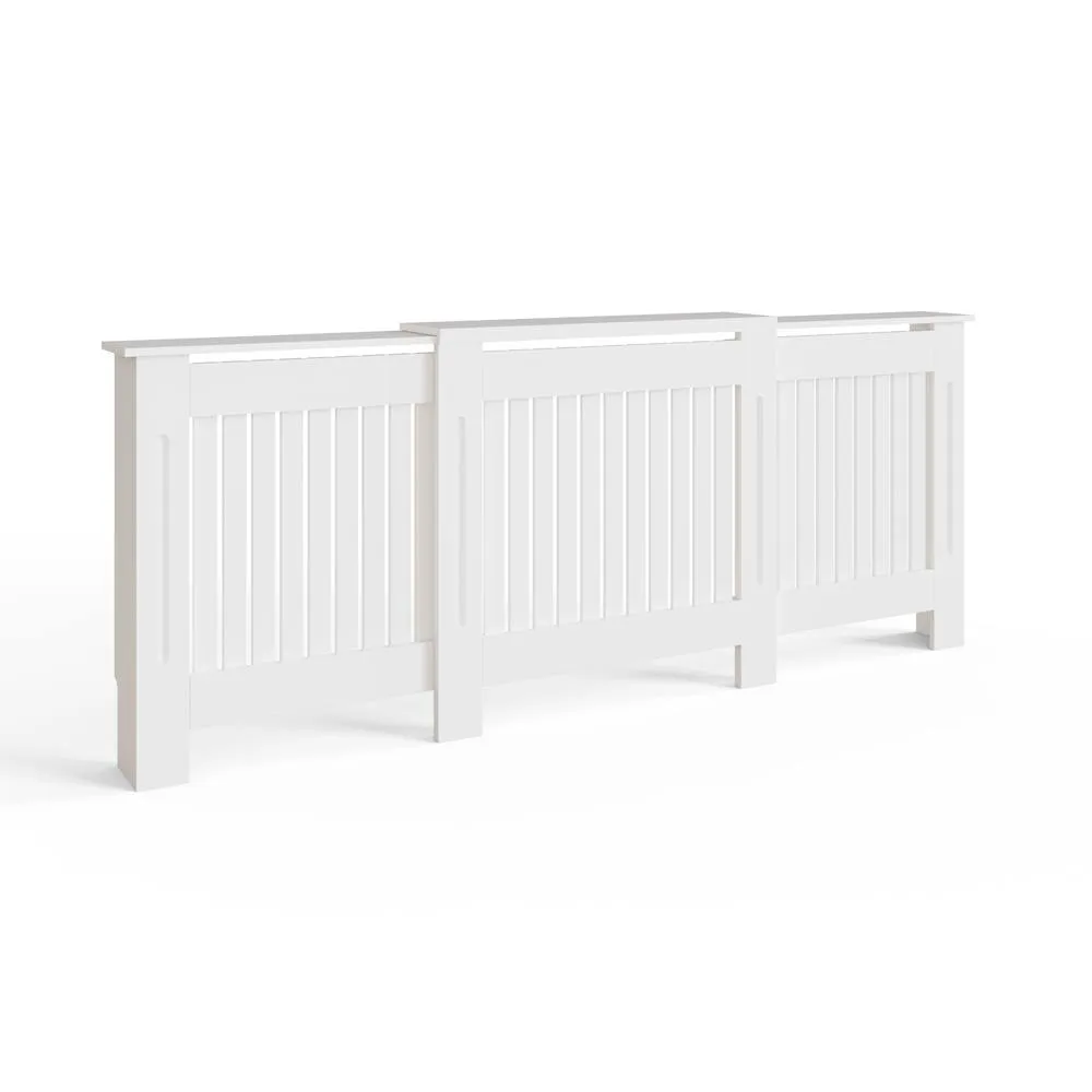 GFW Harrison Adjustable Radiator Cover in White 2