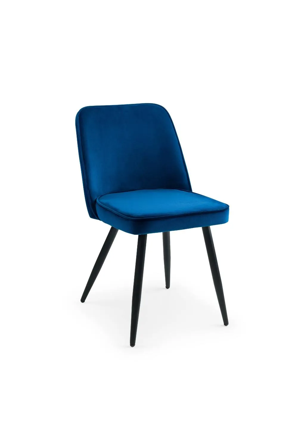 Julian Bowen Burgess Upholstered Dining Chair (Set of 2) in Blue 6