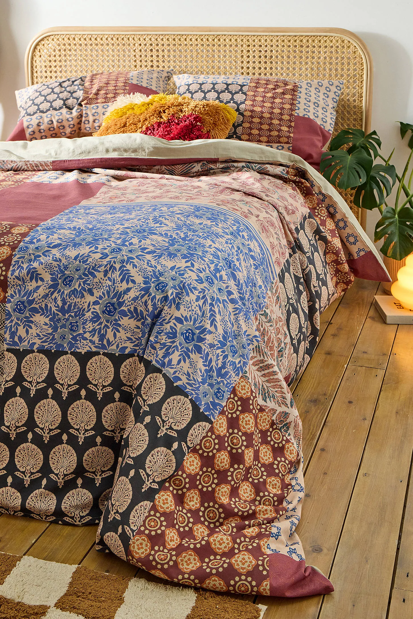 Quirky Multi Patchwork Duvet Set Double 6