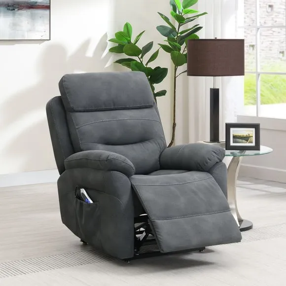 Calderbank Faux Suede Power Reclining Chair 1