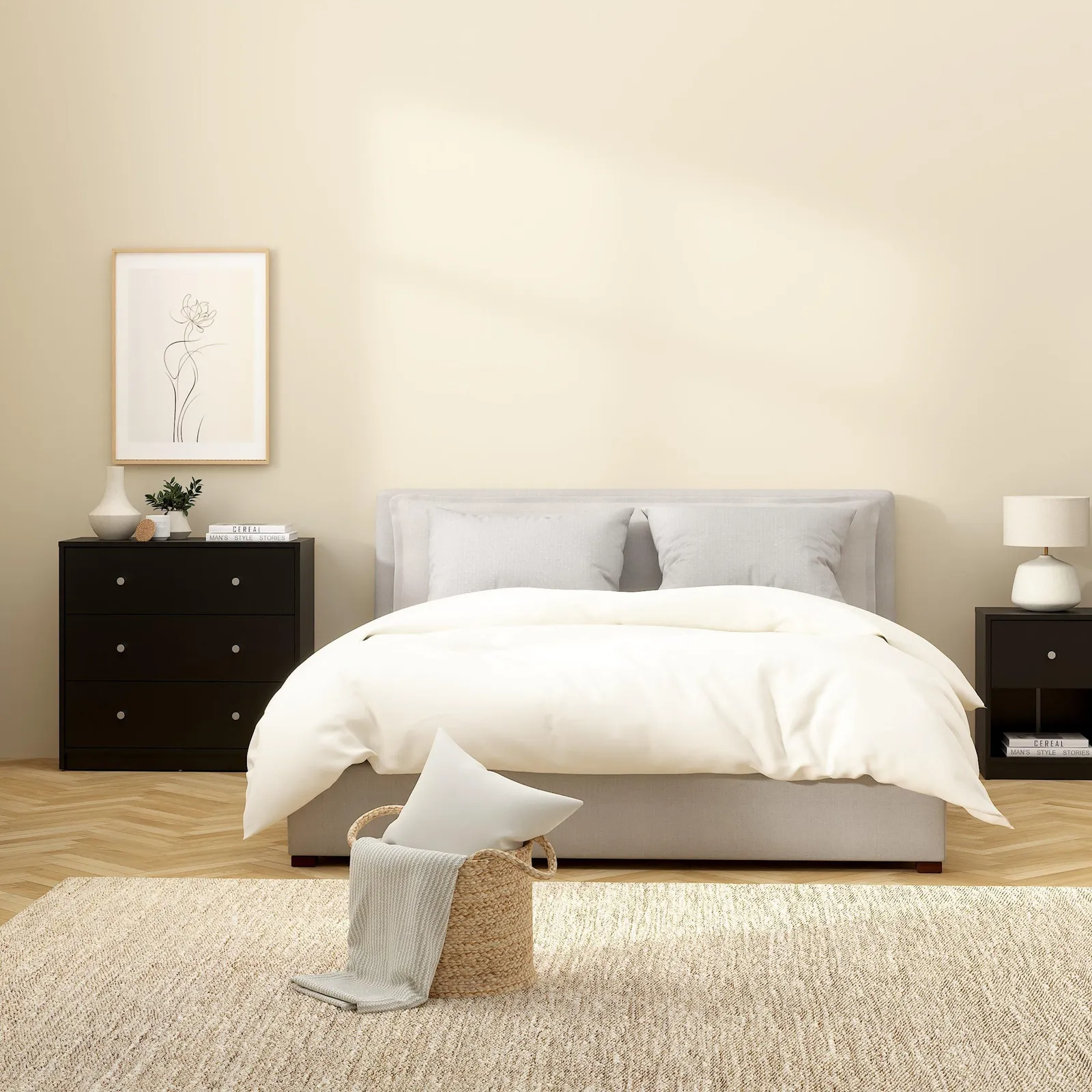 Furniture To Go May Chest of 3 Drawers in Black 6