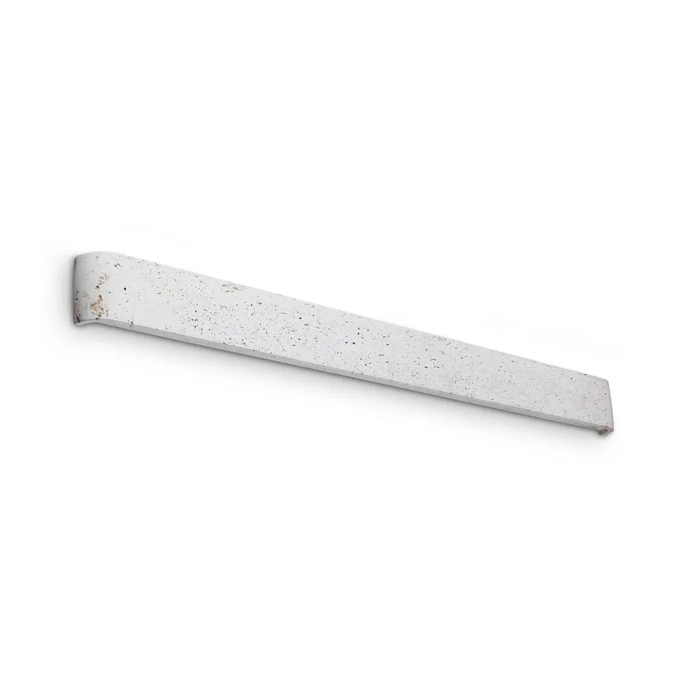 Netlighting Delta 110cm Up & Down Wall Lamp Cement 1x LED 4300lm 3000K in White
