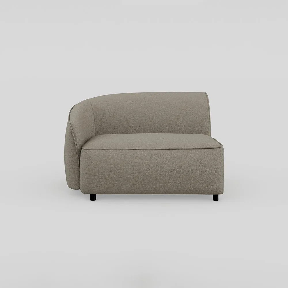 Heal's Aurelie Corner Module LHF Broadweave Pebble 1