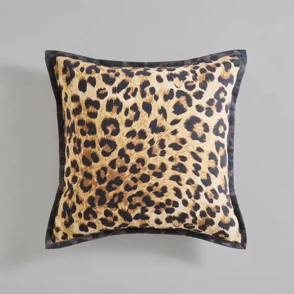 Leopard Print Square Cushion Cover 3