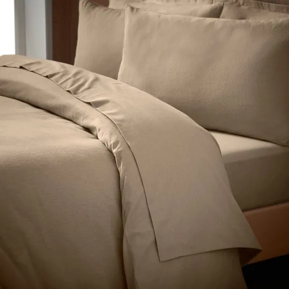 Soft & Cosy Luxury 100% Brushed Cotton Duvet Cover & Pillowcase Set 4