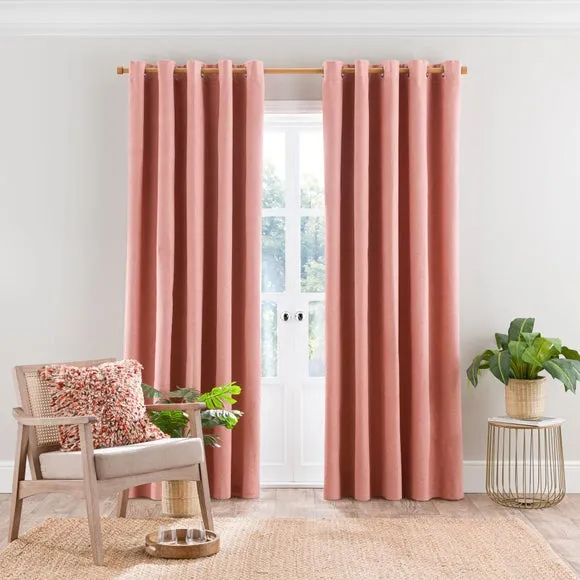Luna Brushed Eyelet Curtains (Blackout Available) 2