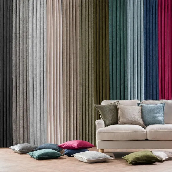 Chenille Eyelet Curtains (Blackout Available) 4
