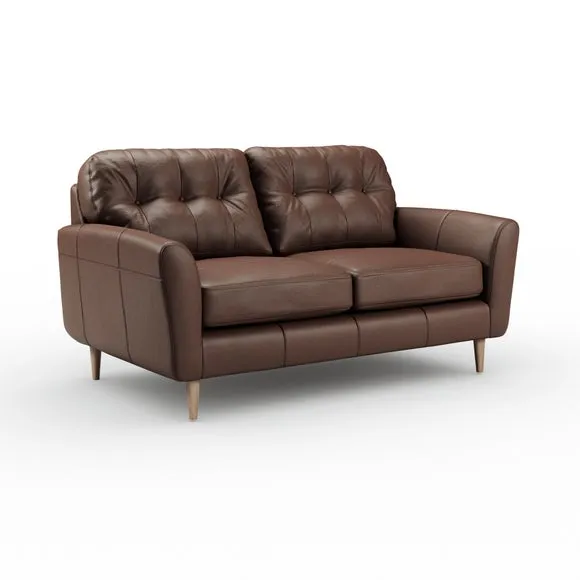Sven Classic Leather 2 Seater Sofa 6