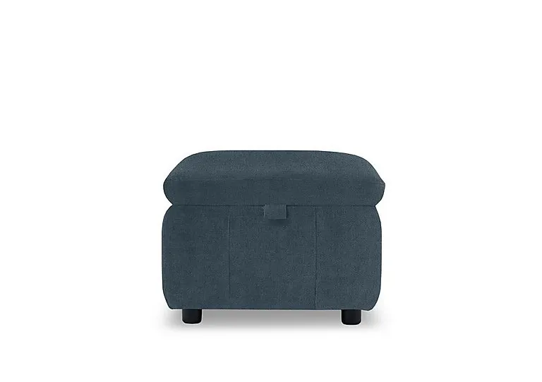 Dolomite Fabric Storage Footstool - Hudson Ocean
