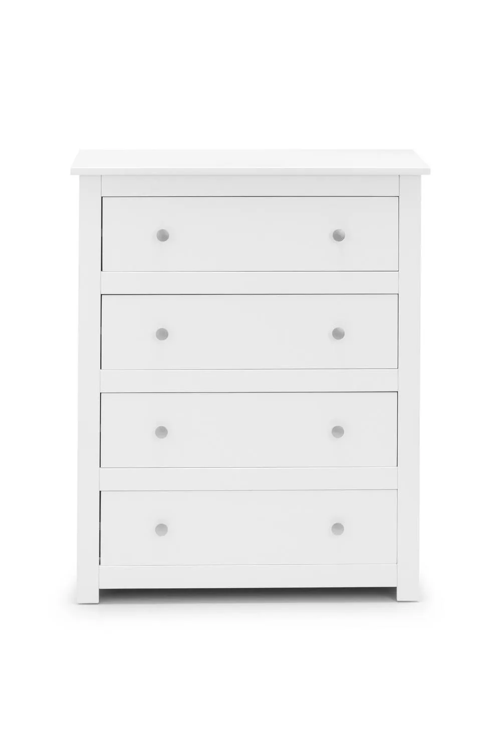 Julian Bowen Radley 4 Drawer Chest in White 4