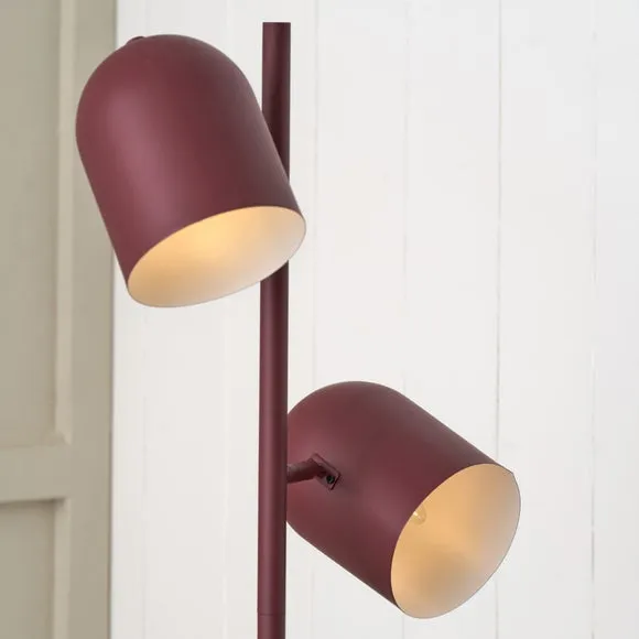 Pacific Lifestyle Finn Metal Cloche Two Head Floor Lamp 2