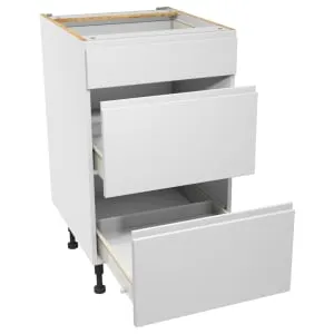 Wickes Madison Matt White Drawer Unit - 500mm 2