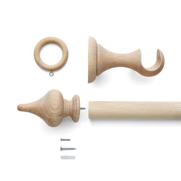 Pendleton Wood Curtain Pole 4