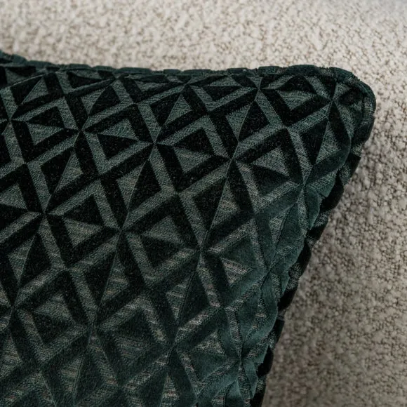 Diamond Geometric Velvet Cushion 3