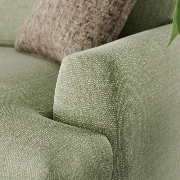 Lawson Chunky Tonal Weave Corner Chaise Sofa 5