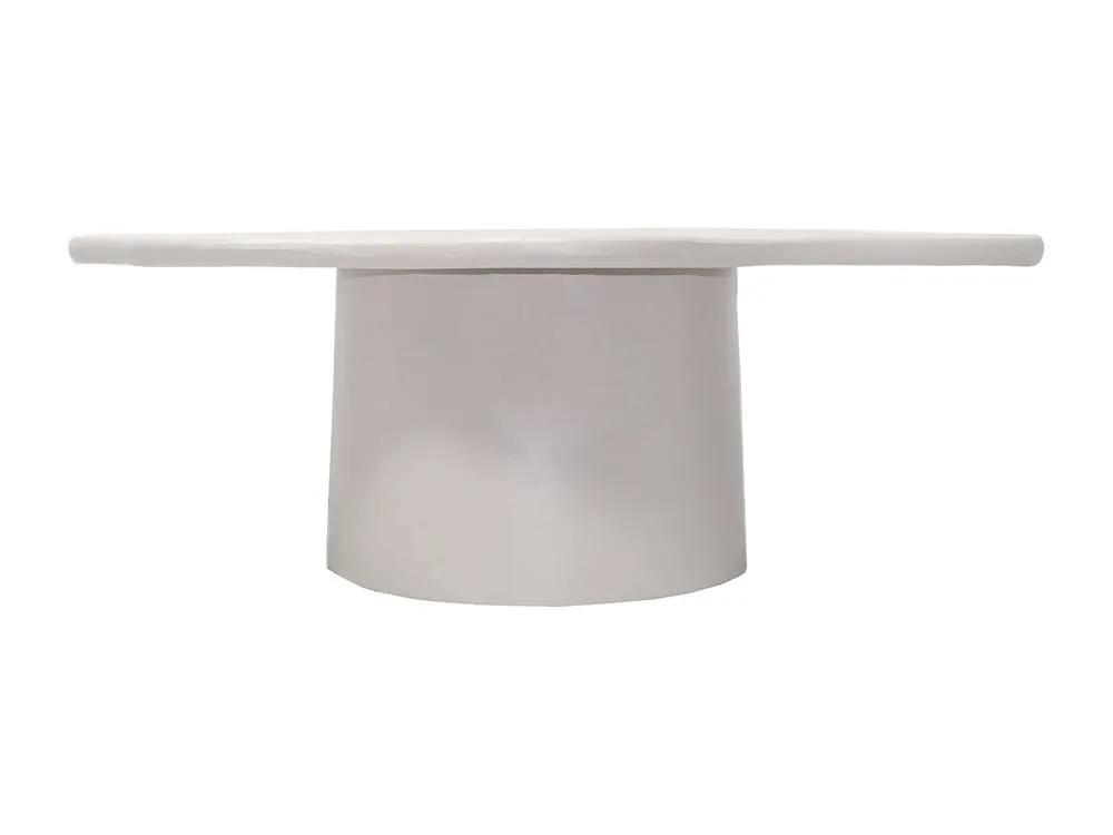 Vente-unique Metal Coffee Table - Cream - POLENDRA 5