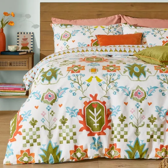 Furn. Dilara Polycotton Duvet Cover & Pillowcase Set 4