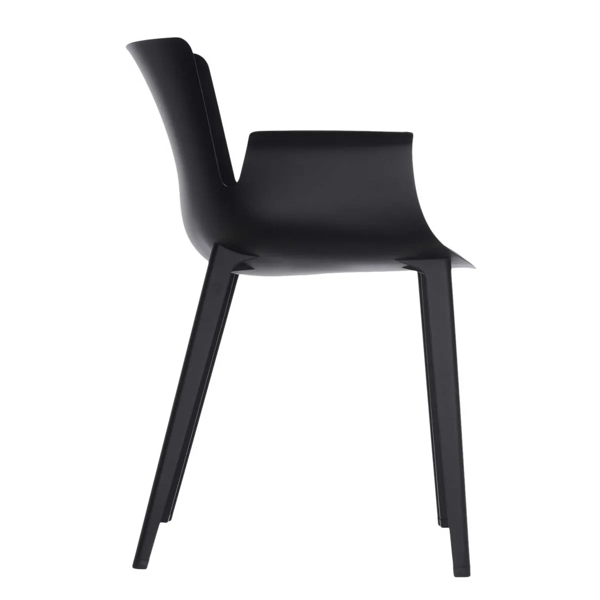 Kartell Piuma Dining Chair, Black Plastic | Barker & Stonehouse 4