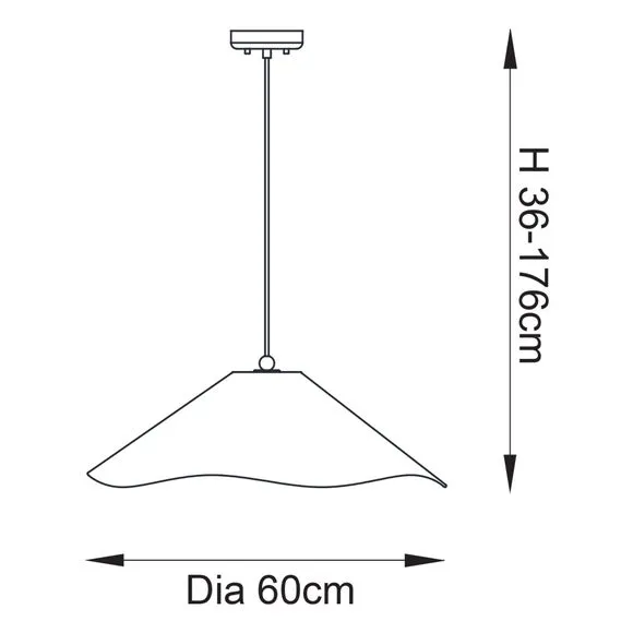 Vogue Turin Grand Adjustable Pendant Light 6