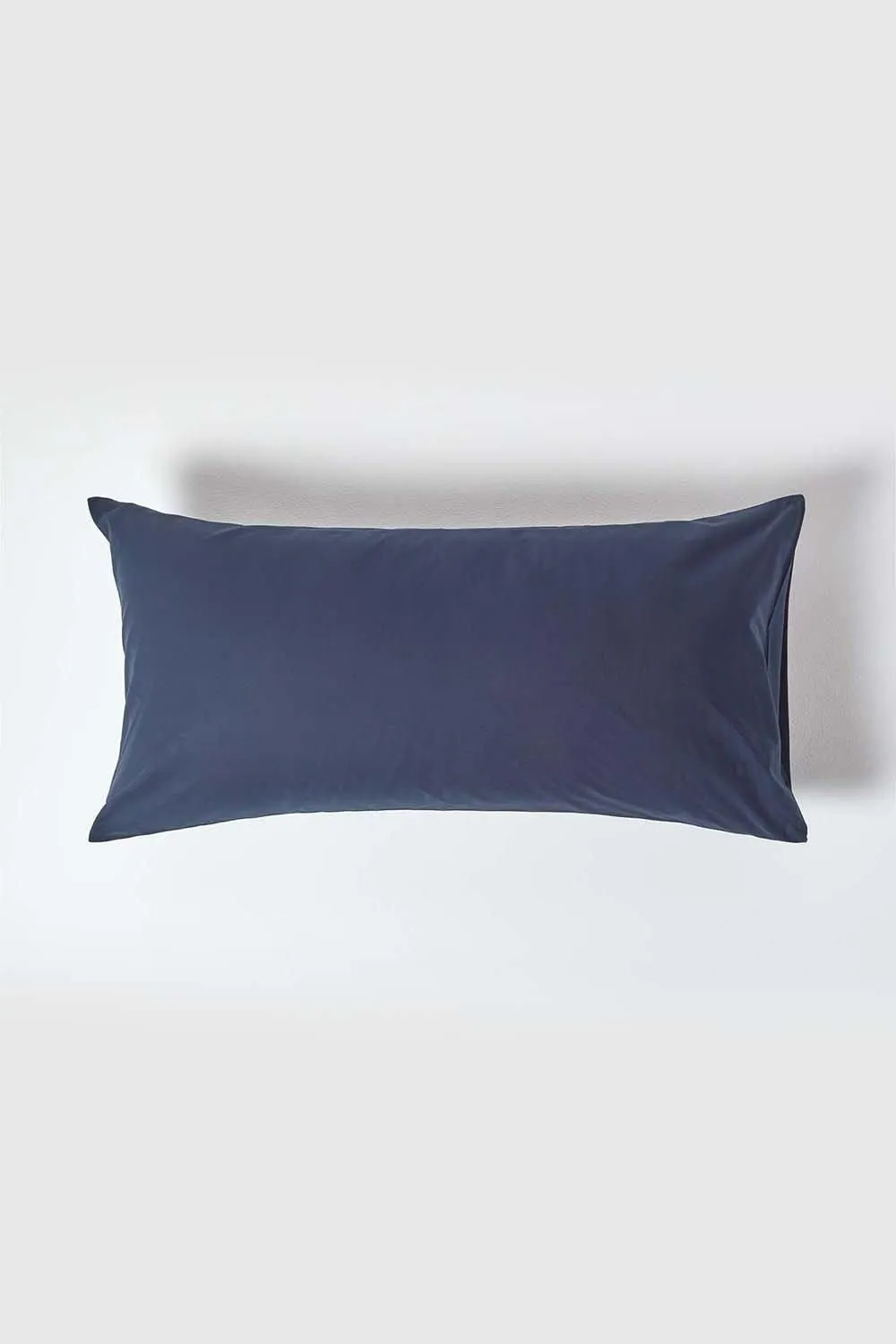 Homescapes Egyptian Cotton Housewife Pillowcase 200 TC, King Size in Navy 1