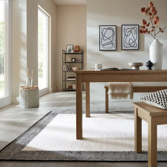 Seb Border Wool Rug 1