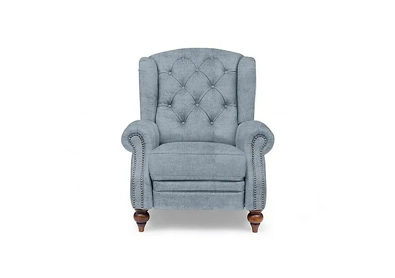 Shackleton Fabric Wing Chair - Boathouse Blue