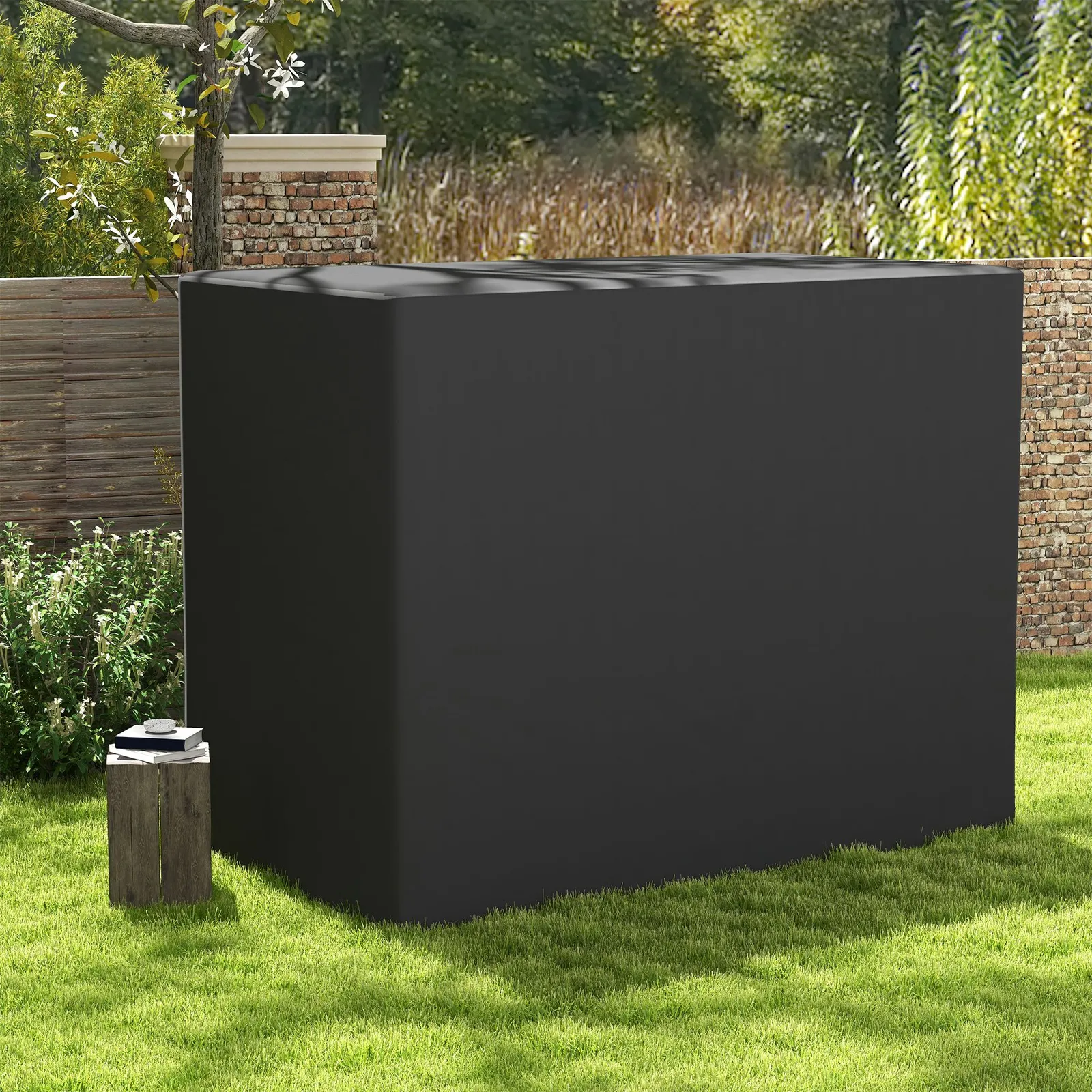 OUTSUNNY Large Outdoor Swing Chair Cover Garden Furniture Protector in Dark Grey