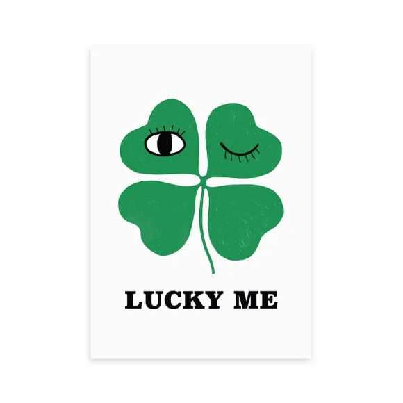 East End Prints Lucky Me by Kid of the Village 2
