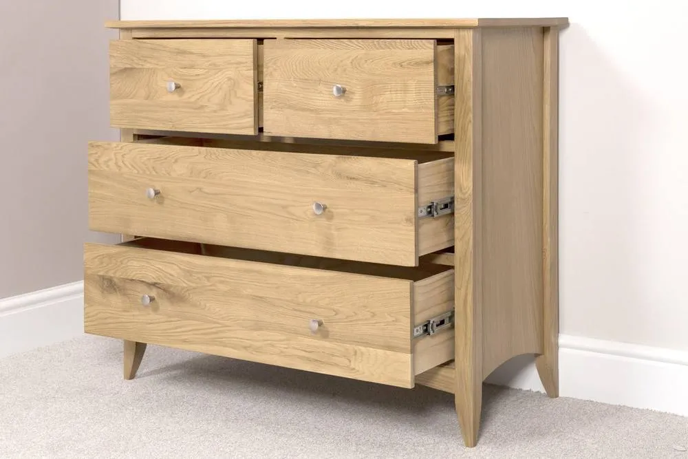 Statement Furniture Edward Hopper 2 Over 2 Chest of Drawers in Brown 3