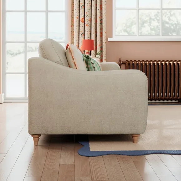 Hattie Tonal Plush Chenille 3 Seater Sofa 3