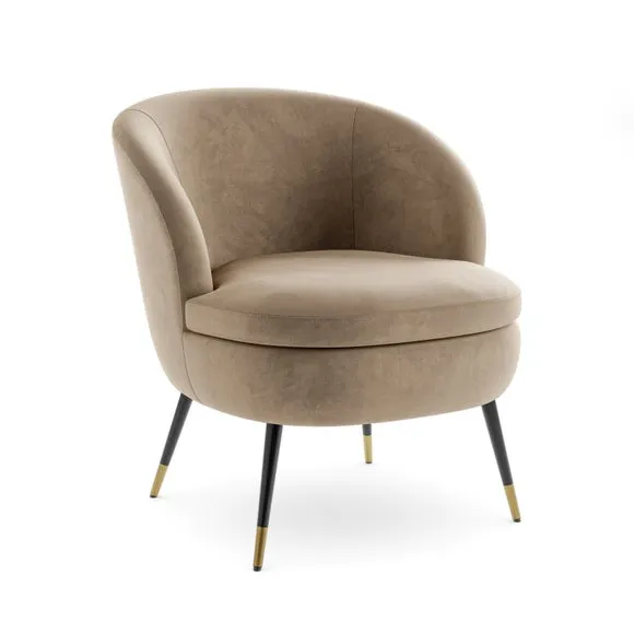 Marcie Luxe Velvet Cocktail Chair 6