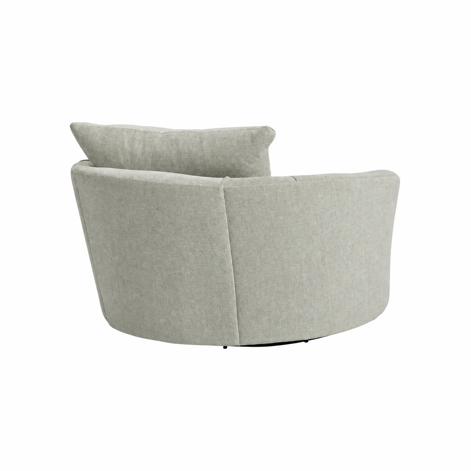 Floyd Cuddler Swivel Armchair With Foam, Green | Barker & Stonehouse 3