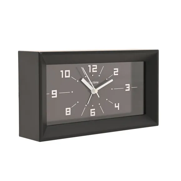 Hometime Rectangle Analogue Alarm Clock 2