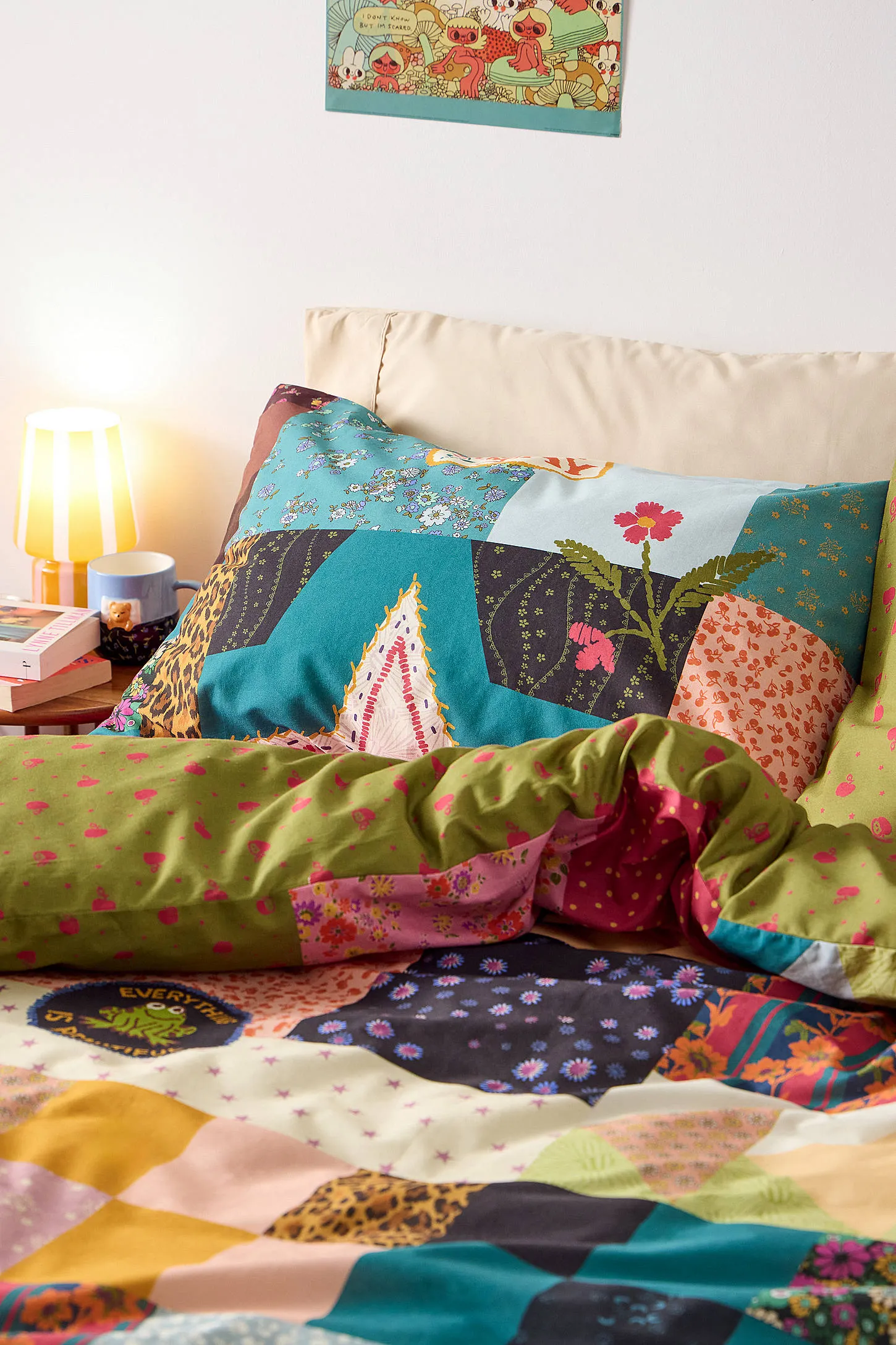 Quirky Patchwork Reversible Duvet Set 2